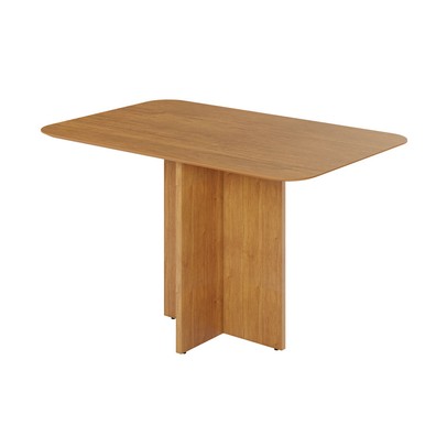 Mesa de Madeira Madrid 120 Cm Cinamomo - Pnr Móveis