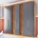 Guarda-Roupa Casal Milão 7 Portas 2 Gavetas Freijó/Cinza - Irm Móveis