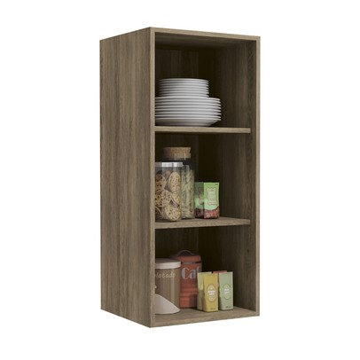 Armário Aéreo Cozinha 40 Cm Mônica 1 Porta Nogal - Kappesberg