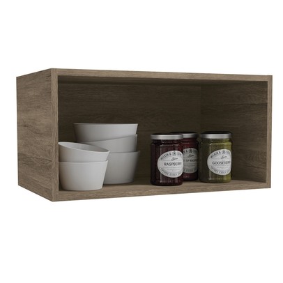 Armário Aéreo Cozinha 60 Cm Mônica 1 Porta Basculante Nogal - Kappesberg