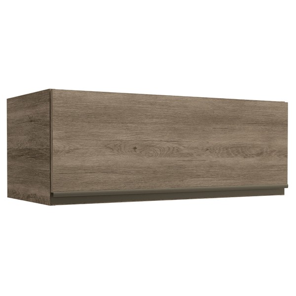 Armário Aéreo Cozinha 80 Cm Mônica 1 Porta Nogal - Kappesberg