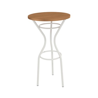 Mesa Bistrô Martina Branco/Canela - Kappesberg Crome