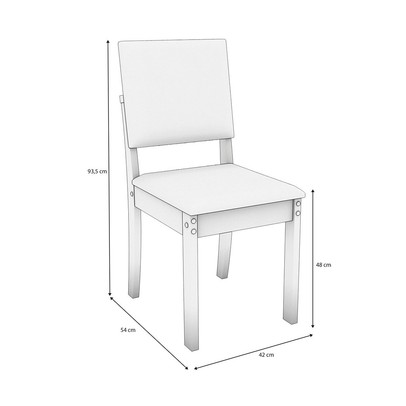 Mesa de Jantar 4 Lugares Noemi com Vidro Canela/Freijo/Bronze/Marrom - Kappesberg Jantar