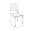 Mesa de Jantar 4 Lugares Carmen com Vidro Canela/Off White/Bege - Kappesberg Jantar