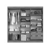 Guarda-Roupa Casal Oxford 6 Portas 2 Gavetas Freijó/Off - Irm Móveis