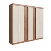 Guarda-Roupa Casal Milão 7 Portas 2 Gavetas Freijó/Off - Irm Móveis