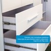 Quarto de Bebê Completo Sofi 100% Mdf 3 Portas 2 Gavetas Branco Brilho - Pnr Móveis