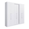 Guarda-Roupa Casal Oxford 6 Portas 2 Gavetas Branco - Irm Móveis