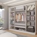 Guarda-Roupa Solteiro Adam 4 Portas 2 Gavetas Branco - Panorama Móveis