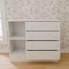 Cômoda Utopia 1 Porta 4 Gavetas Branco - Panorama Móveis