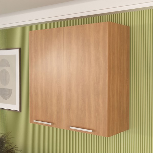 Armário Aéreo Cozinha 80 Cm 2 Portas Cz3115 Freijó - Tecno Mobili