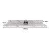 Tampo para Balcão 120 Cm Cz3117 Mármore Branco - Tecno Mobili
