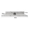 Tampo para Balcão 80cm Cz3121 Mármore Branco - Tecno Mobili