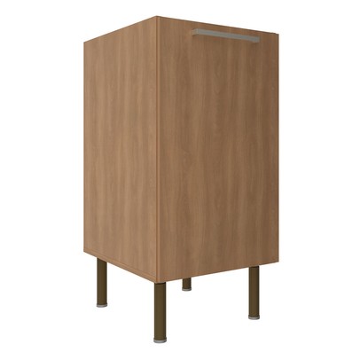 Balcão de Cozinha 40 Cm 1 Porta 1 Prateleira Cz3129 Freijó - Tecno Mobili