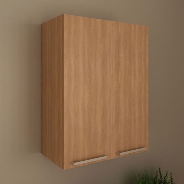 Armário Aéreo Cozinha 60 Cm 2 Portas 1 Prateleira Cz3141 Freijó - Tecno Mobili