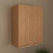 Armário Aéreo Cozinha 60 Cm 2 Portas 1 Prateleira Cz3141 Freijó - Tecno Mobili