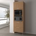 Torre Quente 1 Porta 2 Gavetas Cz3142 Freijó - Tecno Mobili