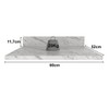 Tampo para Balcão 60cm Cz3144 Mármore Branco - Tecno Mobili
