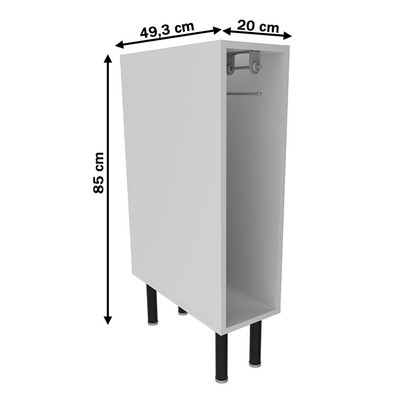 Acessórios para Cozinha Nicho Toalheiro Cz3304 Branco - Tecno Mobili
