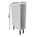 Acessórios para Cozinha Nicho Toalheiro Cz3304 Branco - Tecno Mobili