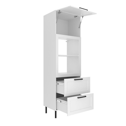 Torre Quente 1 Porta 2 Gavetas Cz3306 Branco - Tecno Mobili