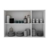 Armário Aéreo Cozinha 120 Cm 3 Portas Cz3310 Branco - Tecno Mobili