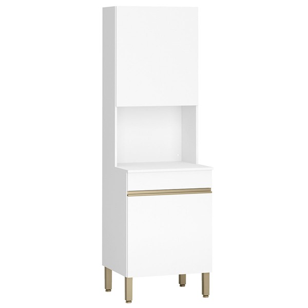 Paneleiro Silver 2 Portas 3 Prateleiras Supremo - Pnr Móveis