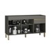 Balcão de Cozinha para Pia 150 Cm Silver 3 Portas 1 Gaveta Gris - Pnr Móveis