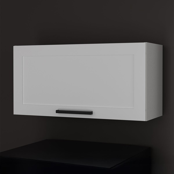 Armário Aéreo Cozinha 80 Cm 1 Porta Cz3316 Branco - Tecno Mobili