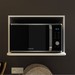 Armário Aéreo Cozinha para Microondas 100% Mdf Cz3319 Branco - Tecno Mobili
