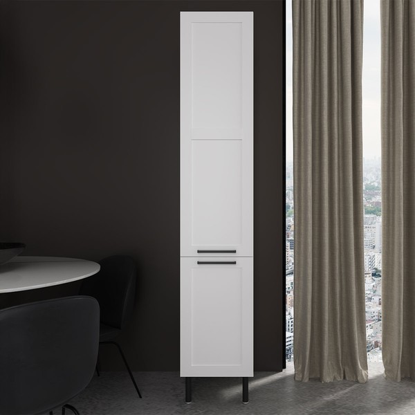 Paneleiro 2 Portas 4 Prateleiras Cz3339 Branco - Tecno Mobili