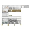 Cozinha Completa Silver 9 Portas 1 Gaveta Supremo/Freijó - Pnr Móveis