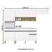 Armário de Cozinha com Balcão Silver 9 Portas 1 Gaveta Supremo/Freijó - Pnr Móveis
