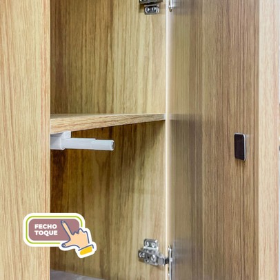 Armário de Cozinha com Balcão Palais 9 Portas 1 Gaveta Freijó/Soft - Pnr Móveis