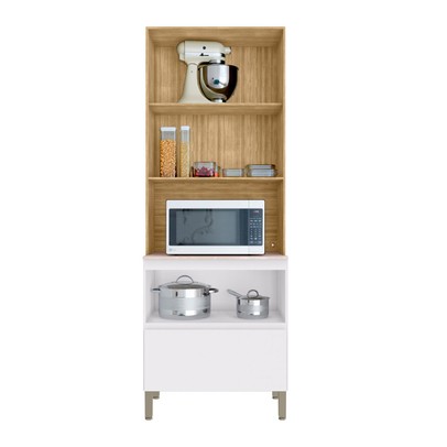 Paneleiro Insel 3 Portas 1 Gaveta Freijó/ártico/Soft - Pnr Móveis