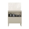 Balcão de Cozinha 80 Cm Insel 1 Porta 1 Gaveta Vanilla - Pnr Móveis