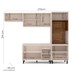 Cozinha Completa Koya 8 Portas 4 Gavetas 40250029 Creme - Politorno