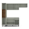 Cozinha Completa Koya 8 Portas 3 Gavetas 40250030 Verde Oliva - Politorno