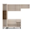 Cozinha Completa Koya 8 Portas 3 Gavetas 40250030 Creme - Politorno