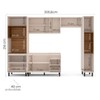 Cozinha Completa Koya 10 Portas 4 Gavetas 40250031 Creme - Politorno