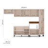 Cozinha Completa Koya 12 Portas 3 Gavetas 40250032 Creme - Politorno
