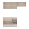 Cozinha Completa Koya 6 Portas 3 Gavetas 40250033 Creme - Politorno