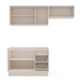 Cozinha Completa Koya 6 Portas 3 Gavetas 40250033 Creme - Politorno