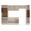 Cozinha Completa Koya 10 Portas 4 Gavetas 40250037 Creme - Politorno