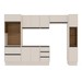 Cozinha Completa Koya 10 Portas 4 Gavetas 40250037 Creme - Politorno