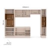 Cozinha Completa Koya 10 Portas 4 Gavetas 40250037 Creme - Politorno