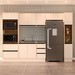 Cozinha Completa Koya 10 Portas 4 Gavetas 40250037 Creme - Politorno