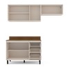 Cozinha Completa Koya 6 Portas 3 Gavetas 40250039 Creme - Politorno