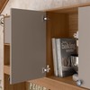 Cozinha Compacta Erva Doce 6 Portas 1 Gaveta Ipê/Fendy - Nicioli