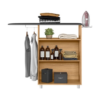 Tábua de Passar Roupa Melissa 2 Portas Freijó/Off White - Nicioli